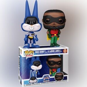 Funko! Pop - 2PK Exclusive Space Jam 2 - Bugs as Batman & Lebron James